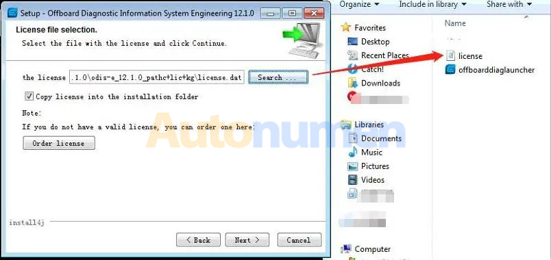 How to Installation ODIS Engineering 12.1-7