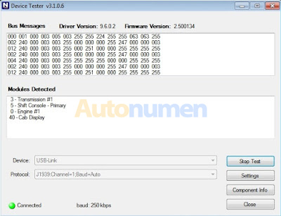 Test the Connection to the Vehicle using NEXIQ Device Tester (USB-Link) and USB-Link 2 Explorer -5