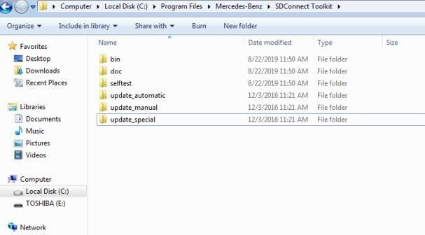 How to update MB SD Connect C4 C5-3